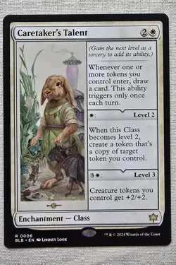 Caretaker's Talent Bloomburrow Regular 0006 MTG - NM - Image 1