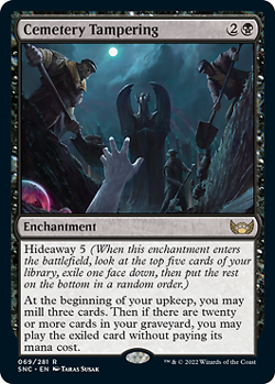 MTG - Cemetery Tampering - Foil, Streets of New Capenna - Image 1