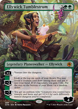 MTG - Ellywick Tumblestrum - Borderless, Adventures in the Forgotten Realms Vari - Image 1