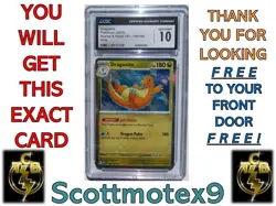 2023 Pokemon Dragonite Scarlet & Violet 151 # 149 Holo En-151 Master Ball CGC 10 - Image 1