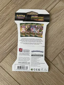 Pokemon Evolving Skies TCG Sleeved Booster Pack Brand New Factory Sealed - Image 2
