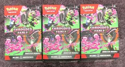 Shrouded Fable Booster Bundle Set of x3 Pokemon TCG Sealed Lot - Image 1