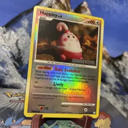 Happiny [Diamond & Pearl] - 052/123 Pokemon Burger King Reverse Holo LP - Image 3