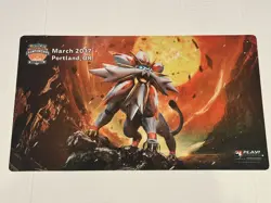 Pokemon TCG Solgaleo Playmat 2017 Portland Regionals Championships - Image 1