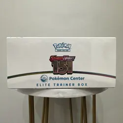 151 Pokemon Center ETB Elite Trainer Box Scarlet & Violet Pokemon TCG SEALED/NEW - Image 3