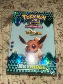 Pokemon Skyridge Eveelution Theme Deck Broken Outer Seal Inner Sealed Deck Auth - Image 1
