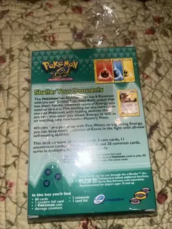 Pokemon Skyridge Eveelution Theme Deck Broken Outer Seal Inner Sealed Deck Auth - Image 2