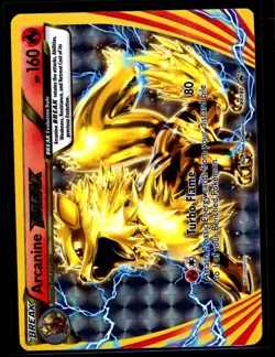 Arcanine BREAK - XY180 - Promo Black Star Ultra Rare Pokemon LP/NM 0408#61 - Image 1
