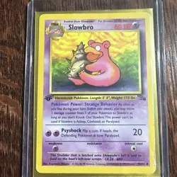 Pokemon TCG Slowbro Fossil 43 Regular 1st Edition Uncommon - Image 2