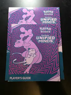 Pokemon Unified Minds Players Guide & ETB Outer Sleeve - Image 1