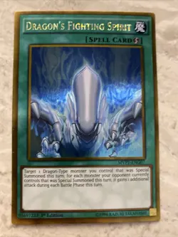 Yugioh - Dragon's Fighting Spirit - MVP1-ENG07 - Gold Rare 1st Edition - Image 1