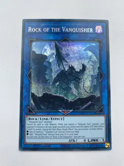 Rock of the Vanquisher MP24-EN141 Prismatic Secret Rare Yu-Gi-Oh! - Image 1