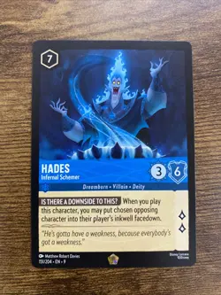 Hades Infernal Schemer Fabled 151/204 Legendary (x4) Disney Lorcana Cards - Image 4