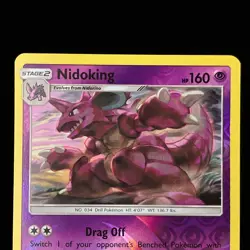 Pokemon TCG Nidoking 59/181 Reverse Holo Team Up Near Mint NM Card - Image 2