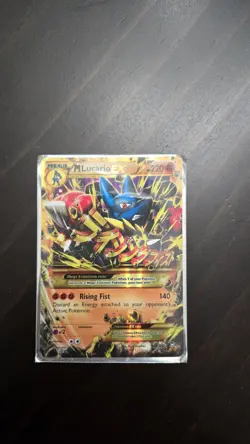 Pokemon TCG Mega-Lucario-EX Holo Card Furious Fists 113/111 Secret Rare 2014 - Image 2