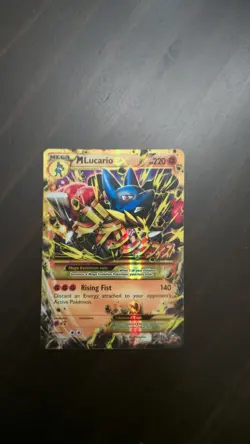 Pokemon TCG Mega-Lucario-EX Holo Card Furious Fists 113/111 Secret Rare 2014 - Image 5
