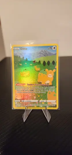 Pokemon TCG Ditto Crown Zenith-Galarian Gallery Holo Ultra Rare Card GG22/GG70 - Image 1