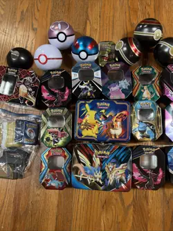 Pokemon Lot: 400+ Cards, Tin Boxes, Figures, Watch, and More - Image 4