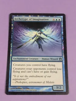 MTG: Born of the Gods: Archetype of Imagination Foil #32/165 Uncommon - NM - Image 1