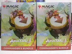 Lot of 2 New Magic: The Gathering - Avatar The Last Airbender Commander's Bundle - Image 1