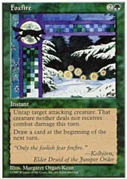 Foxfire - Fifth Edition #295 MTG Magic The Gathering - Image 1