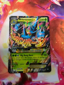 2014 Pokemon XY Furious Fists M Heracross EX #5/111 TCG - Image 2