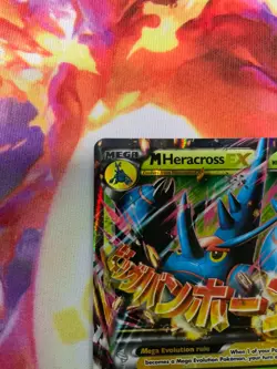 2014 Pokemon XY Furious Fists M Heracross EX #5/111 TCG - Image 4