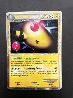 Pokemon - Ampharos PRIME - 105/123 HGSS Heartgold & Soulsilver - Ultra RareLP/NM - Image 1