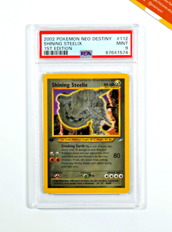 Pokemon PSA 9 Shining Steelix #112 1St Edition Neo Destiny 2002 English - Image 1