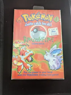 1999 Pokemon Brushfire Theme Deck Factory Sealed 742818060189 - Image 1