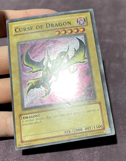 Yugioh Curse of Dragon - Unlimited LOB-066 Super Rare - LP - Image 3