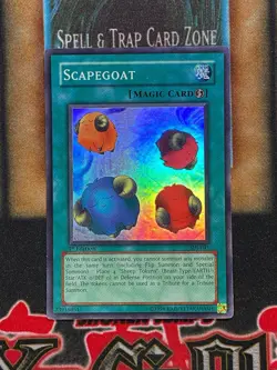 Yugioh Scapegoat SDJ-041 Super Rare 1st Ed NM - Image 1