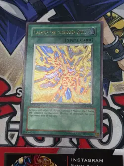 Yugioh Flash of the Forbidden Spell CDIP-EN038 1st Edition Ultimate Rare LP - Image 3