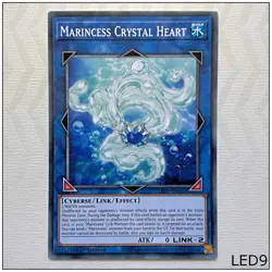 Marincess Crystal Heart - LED9-EN042 - Common 1st Edition Yugioh - Image 1