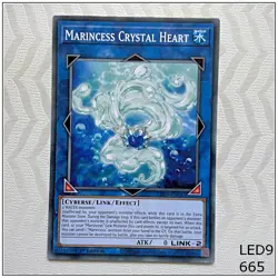 Marincess Crystal Heart - LED9-EN042 - Common 1st Edition Yugioh - Image 1