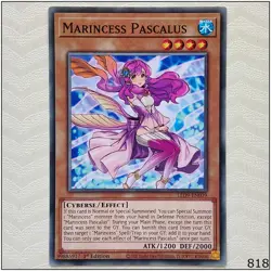 Marincess Pascalus - LED9-EN039 - Common 1st Edition Yugioh - Image 1