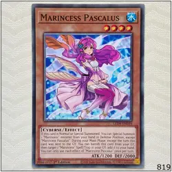 Marincess Pascalus - LED9-EN039 - Common 1st Edition Yugioh - Image 1