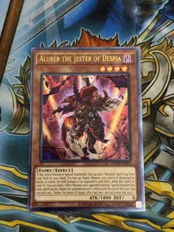 Aluber the Jester of Despia OP20 NM Ultimate Rare Yugioh - Image 1