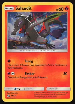Salandit - SM154 - Holo - SM Black Star Promos - Pokemon Card - Image 1