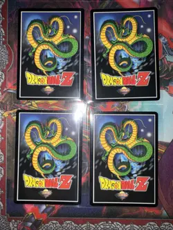 Dragon Ball Z Panini Gohan 1-4 Complete Set Series 1 Foil Cards NM Condition - Image 2