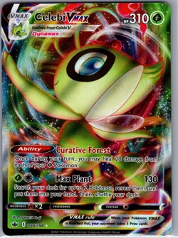Celebi VMAX 008/198 SWSH06: Chilling Reign - Pokemon Card - NM - Image 1