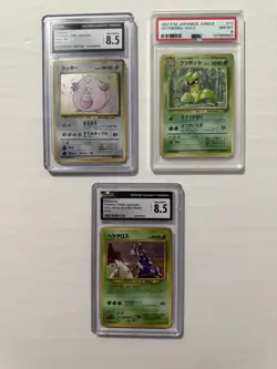 Pokemon Japanese Victreebel PSA 8 Chansey Heracross Cgc 8.5 Vintage Card Lot - Image 1