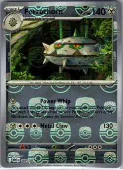 Ferrothorn (Master Ball) 069/086 SV: White Flare - Pokemon Card - NM - Image 1