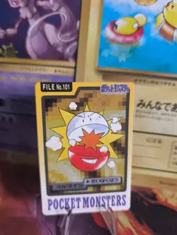 Pokemon Karte Card japanese carddass Pocket monsters 1997 Electrode Lektrobal NM - Image 1
