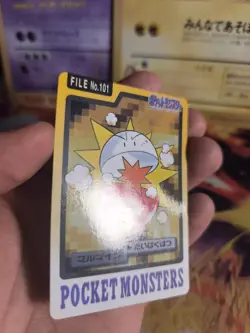 Pokemon Karte Card japanese carddass Pocket monsters 1997 Electrode Lektrobal NM - Image 3