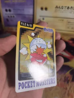 Pokemon Karte Card japanese carddass Pocket monsters 1997 Electrode Lektrobal NM - Image 4