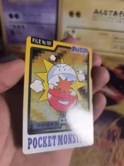 Pokemon Karte Card japanese carddass Pocket monsters 1997 Electrode Lektrobal NM - Image 5