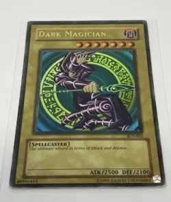 Yu-Gi-Oh "DARK MAGICIAN" SDY-006 - Konami Trading Card Moderate to Heavy Play - Image 1