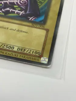 Yu-Gi-Oh "DARK MAGICIAN" SDY-006 - Konami Trading Card Moderate to Heavy Play - Image 5