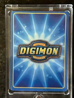 Digimon MetalGreymon DW-01 Rare Holo Card PlayStation Promo Bandai 1999 - Image 2